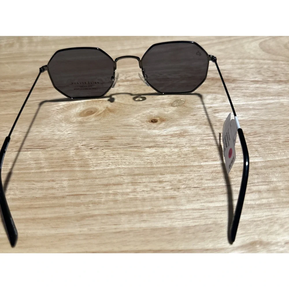 PRIVE REVAUX THE HEAT 9RQXN Gunmetal Unisex Sunglasses 52mm 22 140